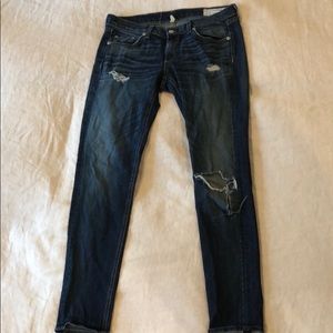 Rag and Bone The Dre ripped Skinny Jean size 27